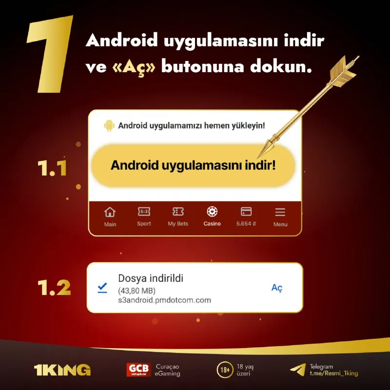 1king Telegram: 👑👑👑🤖1KING ANDROID MOBIL UYGULAMAMIZ 🤖ŞİMDİ İNDİR🤖 👑 1KING Giriş 📲 Destek hatti…
