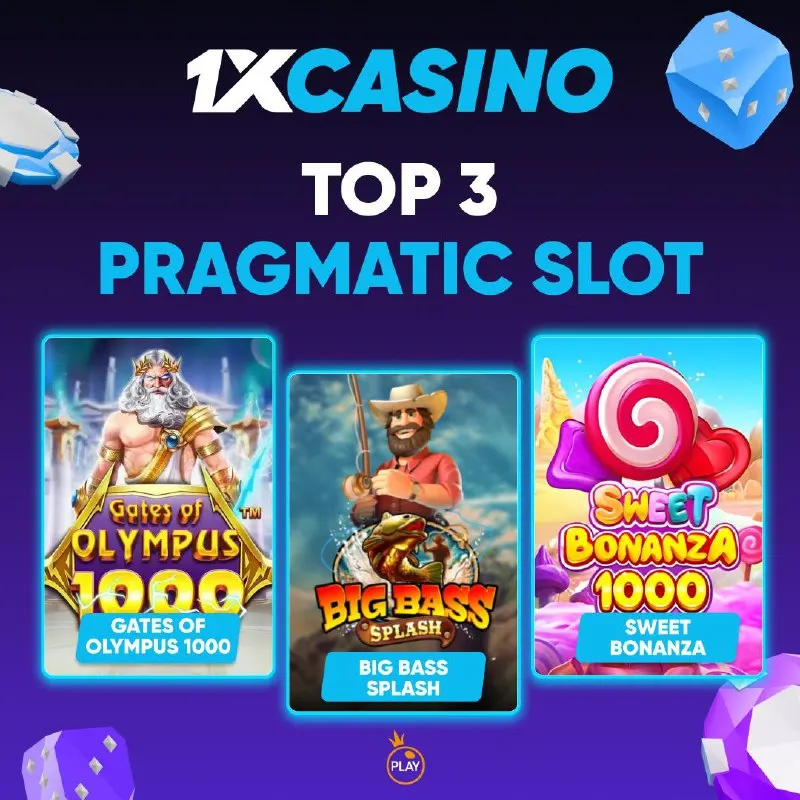 1x Casino Telegram: 🎰1xCasino’daki en iyi 3 Pragmatic Play slotu 🎰 🔞 Gates of Olympus 1000 Yüksek…