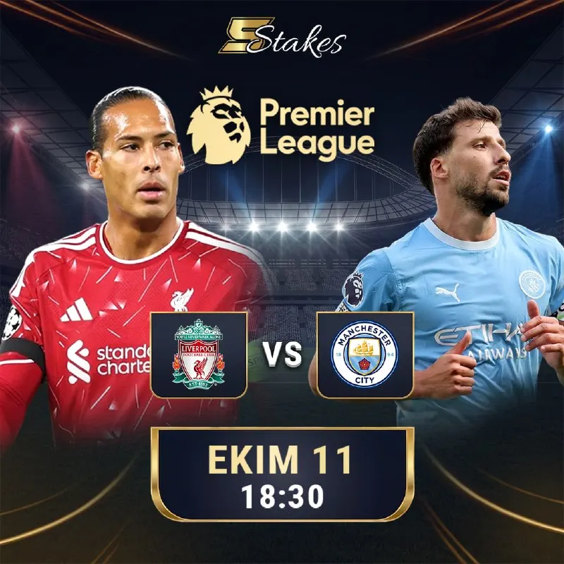 5Stakes Telegram: 🔥⚽️ PREMIER LEAGUE HEYECANI 5STAKES’TE! 🔴 Liverpool 🆚 Manchester City 🔵 📅 11…
