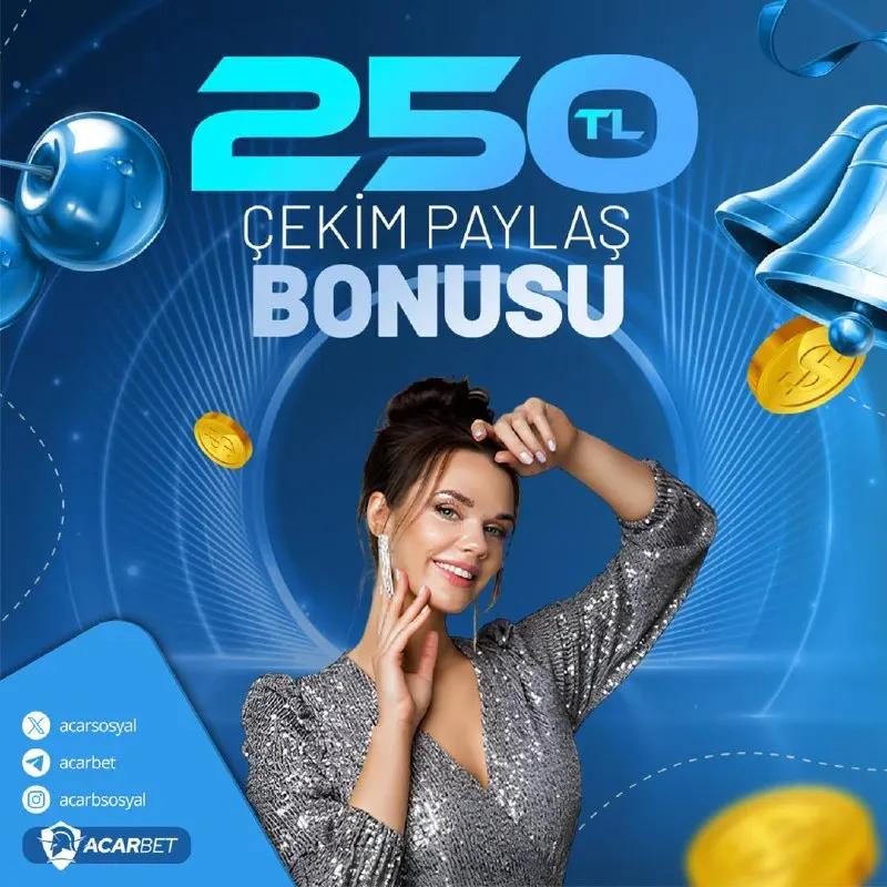 Acarbet Telegram: Şansını katla, kazançlarını paylaş! 💸 Acarbet'te 250 TL çekim bonusuyla…