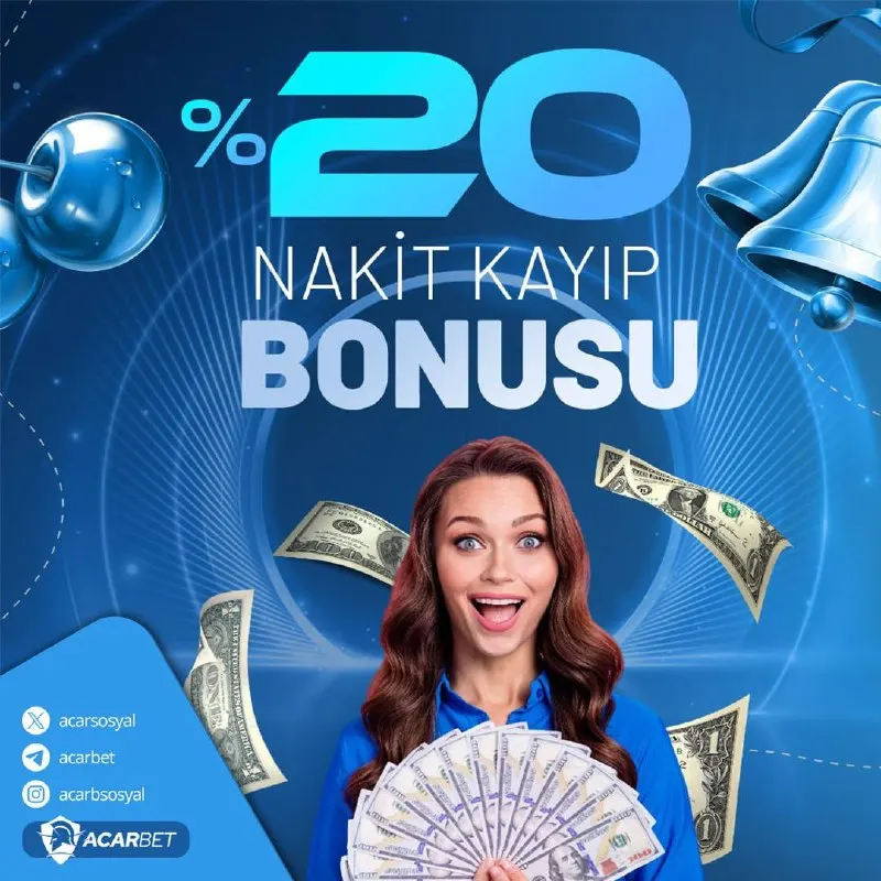 Acarbet Telegram: %20 Nakit Kayıp Bonusu ile kaybetmek yok! Heyecanın doruklarında, adrenalin…