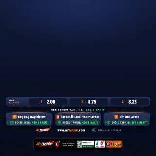 Airbahis Telegram: ⚽️ BİRİNİ BİL 500 TL, İKİSİNİ BİL 1.000 TL ÜÇÜNÜ BİL 1.500 TL KAZAN! 🔝 🗡 Bir…