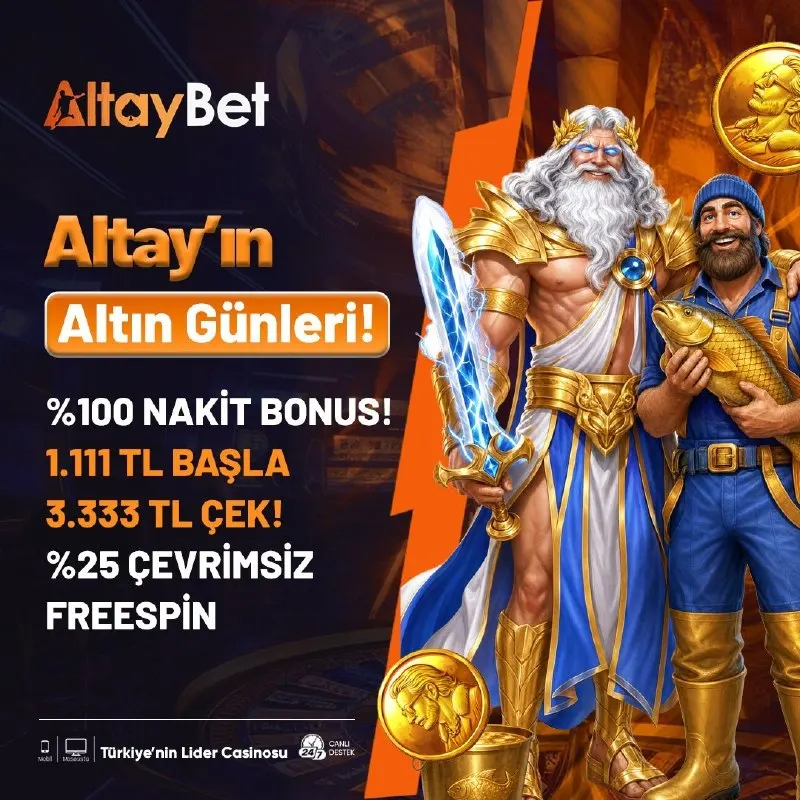 Altaybet Telegram: 🟠 ALTAY’IN ALTIN GÜNLERİ BAŞLADI! 💸 🟧 15 • 16 • 17 EYLÜL 1. GÜN — ALTIN…