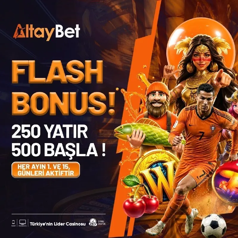 Altaybet Telegram: 👑 250 TL YATIR, 500 TL İLE BAŞLA! ⏰ Her ayın 1. ve 15. günlerinde aktif olan…