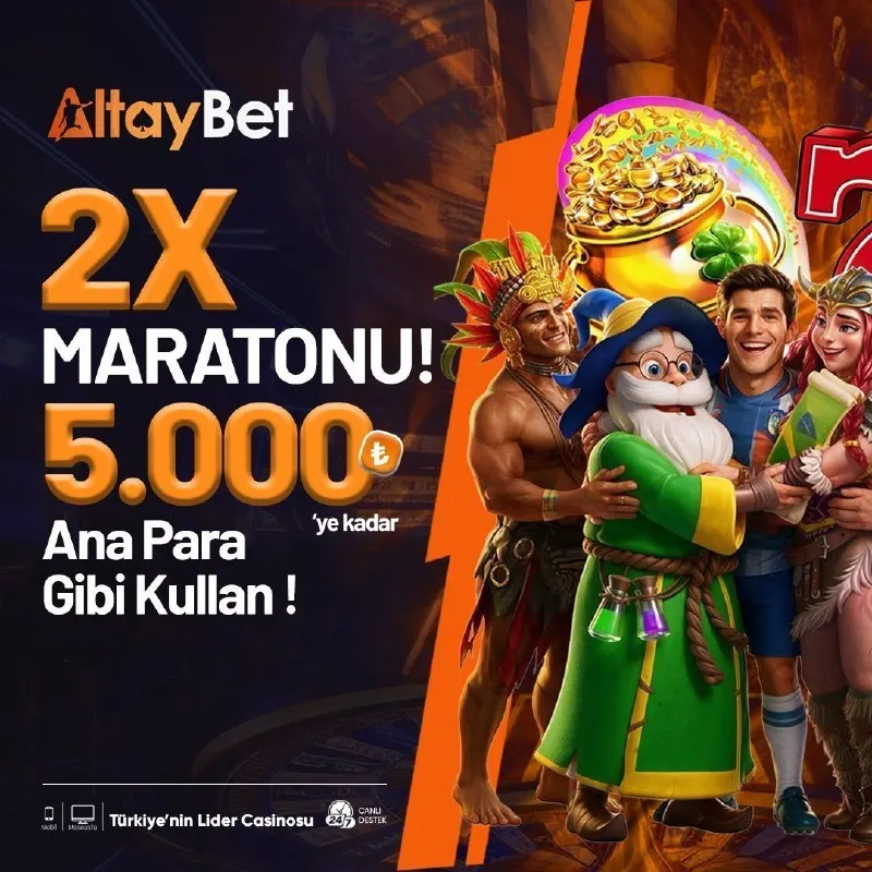 Altaybet Telegram: 2️⃣😀 Maratonu Başladı! 👑2X Maratonu, Altaybet tarafından düzenlenen ve her…