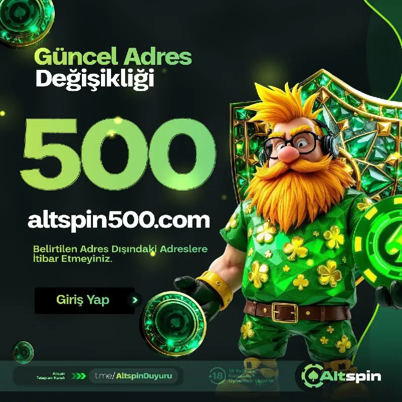 Altspin Telegram: Güncel giriş adresimiz https://altspin500.com/tr olarak güncellenmiştir. Güncel…