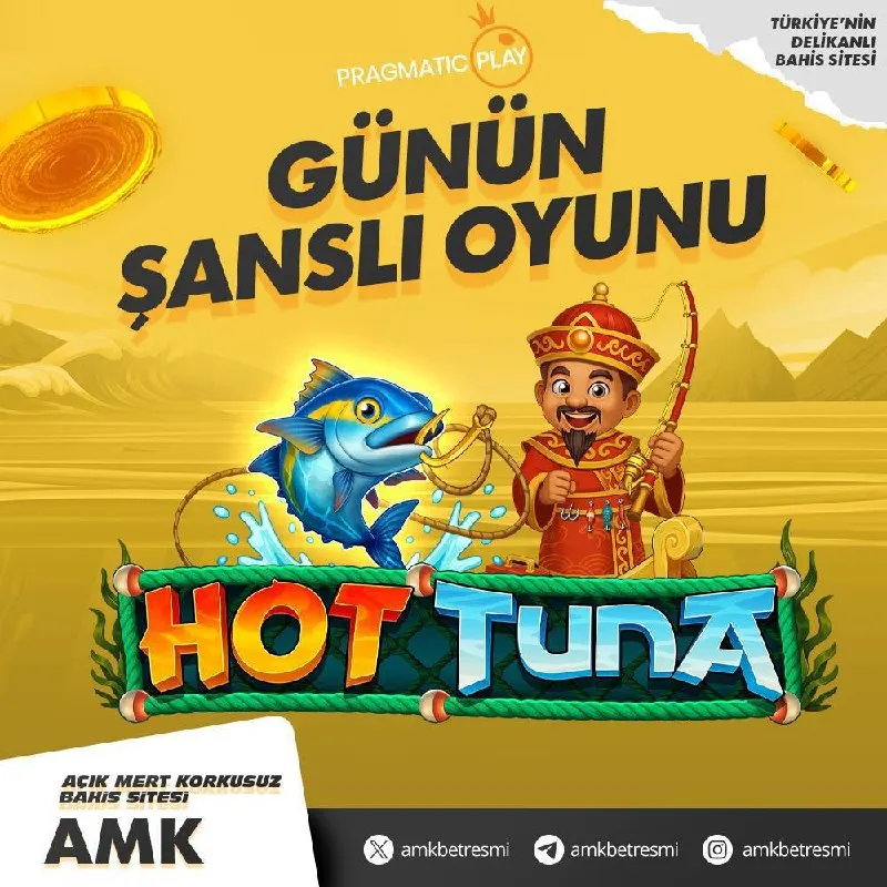 AMKBet Telegram: Pragmatic Play HOT TUNA Oyununda Kaybedersen Tümü İade Şanslı Oyun: HOT TUNA…