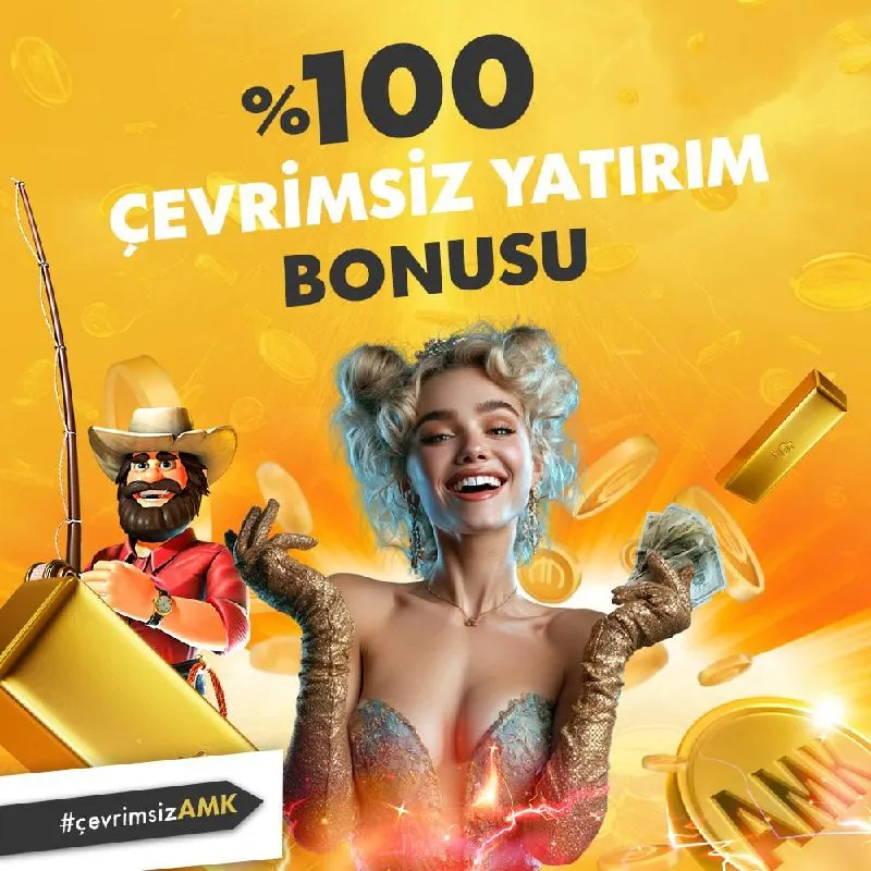 AMKBet Telegram: MİNİMUM 100₺ YATIRIM İÇİN AKTİF EDİLMİŞTİR %100 BONUSA EK ÇARK VE ERTESİ GÜN…