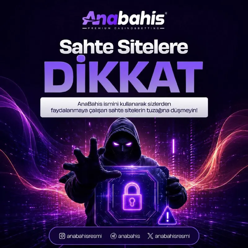 Anabahis Telegram: 💯 AnaBahis tutkunlarının Dikkatine‼️ ✅ İsmimizi kullanarak sizi dolandırmaya…