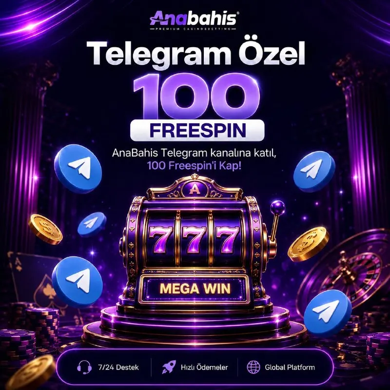 Anabahis Telegram: 📱 TELEGRAM ÖZEL DENEME 📱 🅰️🅰️🅰️🅰️🅰️🅰️🅰️🎰🎰🎰 🎁Şansını dene! En yüksek RTP…