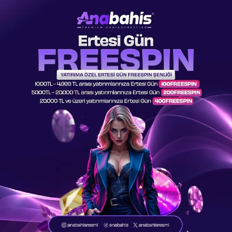 Anabahis Telegram: ⚡🔤🔤🔤🔤🔤🔤🔤🔤🔤🔤 💎 Ertesi Gün Freespin Kampanyası BUGÜN YATIR YARIN KAZANMAYA DEVAM…
