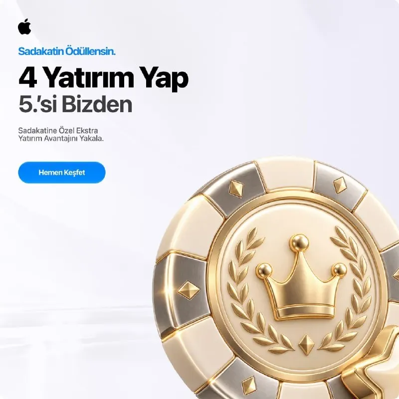 Apple Casino Telegram: 🤩🤩🤩🤩🤩 🤩🤩🤩🤩🤩🤩 🔥4 yatırım yap, 5.’si bizden hediye!🔥 ⚪️Düzenli yatırım yapanlara…