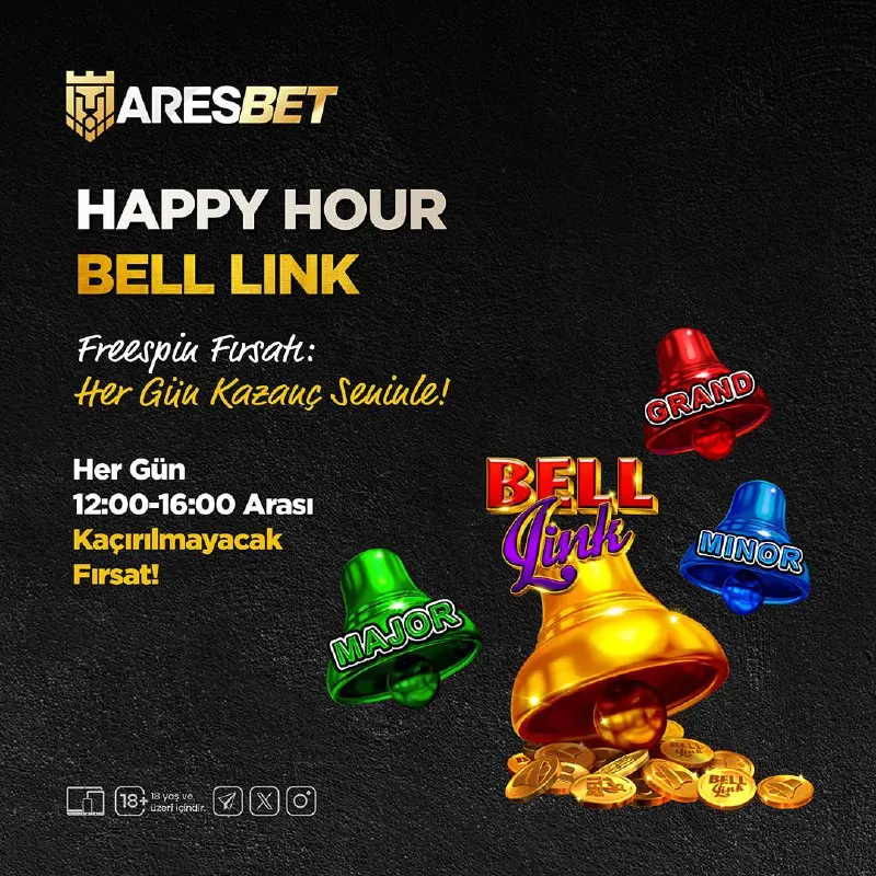 Aresbet Telegram: 💎 Happy Hour Bell Link ile Şans Kapını Çalıyor🔔 ⚡️⚡️⚡️⚡️⚡️⚡️⚡️⚡️⚡️⚡️⚡️⚡️ 🍀…
