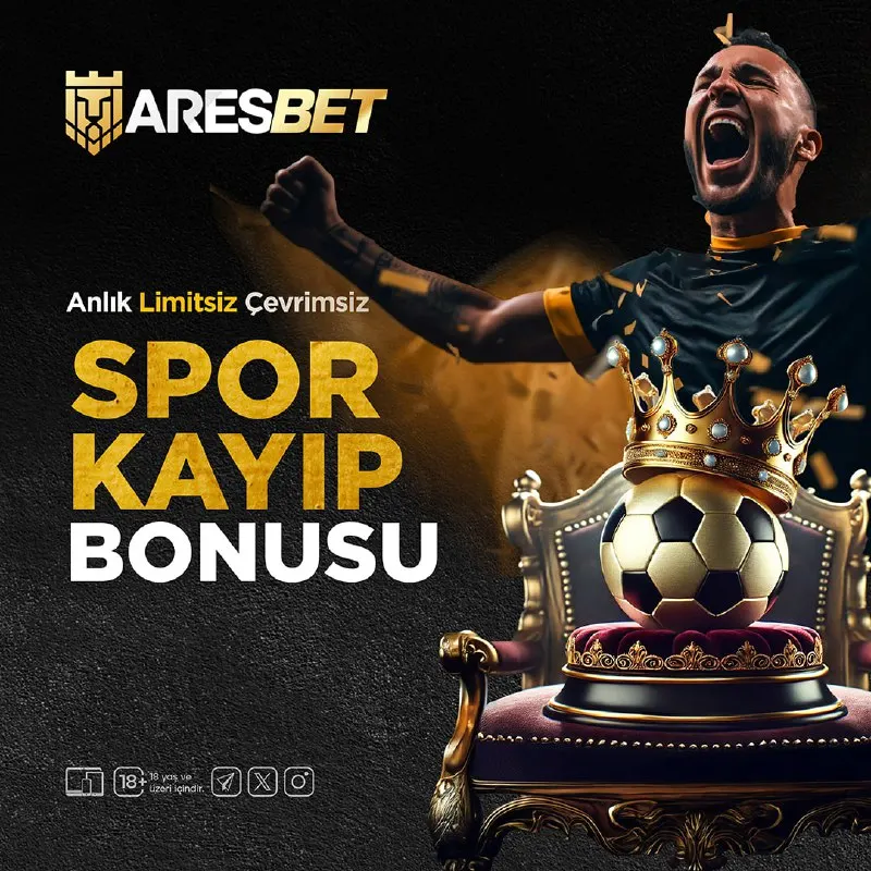 Aresbet Telegram: 💥 Aresbet’te Her Kaybın Yeni Bir Şansa Dönüşüyor! 💥 🎲 Spor Bahislerinde…