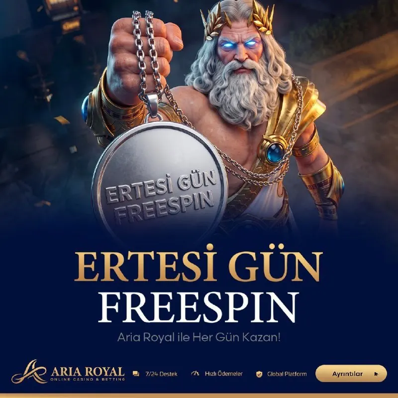 Aria Royal Telegram: 👑👑👑👑👑👑👑 ⏰ Dün bir şey unuttun ! 👀 🎁 Dünkü yatırımın karşılığında freespin'lerin…