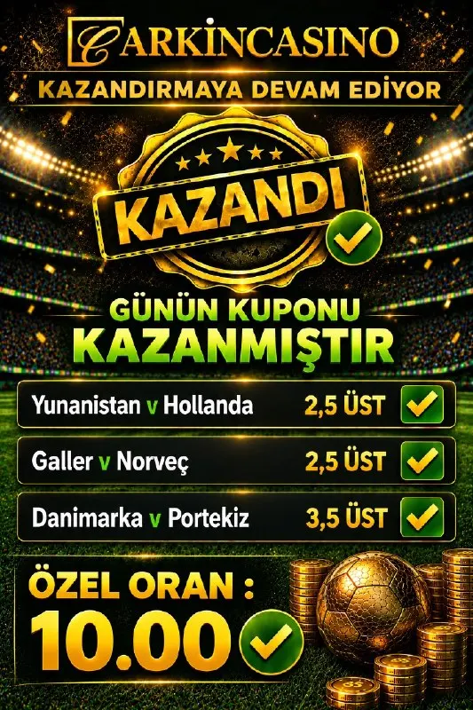 Arkın Casino Telegram: En yüksek oranla kazançlar Arkincasino'da Kazanan oyuncularımızı tebrik ederiz…