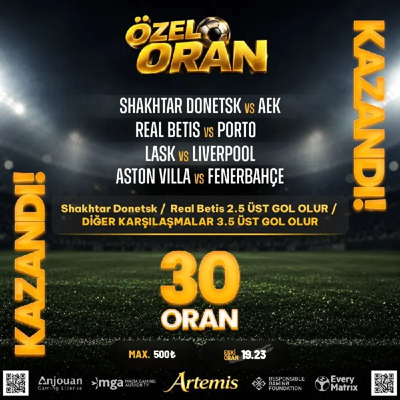 Artemisbet Telegram: 🔠🅰️🔠🅰️🔠🔠🔠❗️ ⭐️ 30 ÖZEL ORAN! 👑ZİRVENİN SAHİBİ ARTEMİS FARKIYLA! 👏 Alkışlar…