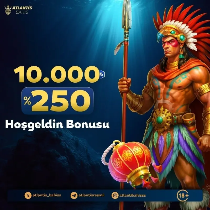 Atlantis Bahis Telegram: ⚡️ ATLANTIS BAHİS’E DEV HOŞ GELDİN BONUSU! 📣Yeni üyelere özel fırsat şimdi…