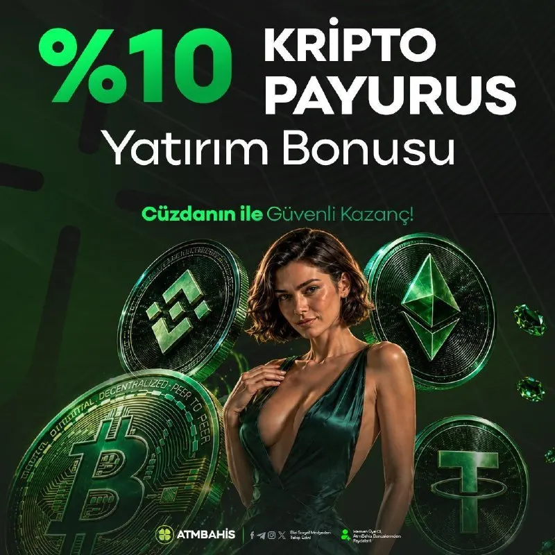 ATMBahis Telegram: 🪙 %10 KRİPTO & PAYURUS CASİNO BONUSU 🪙 🔥 KRİPTO YATIRIMINA %10 BONUS ATM…