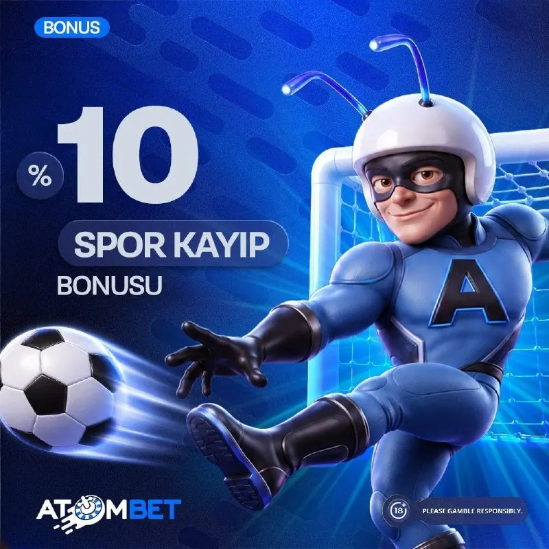 Atombet Telegram: ⚽️ ATOMBET %10 SPOR KAYIP BONUSUYLA SPOR KEYFİN HİÇ BİTMEYECEK! 🎆 Atombet…