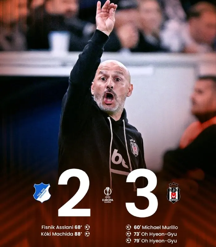 Avrupabet Telegram: 🦅🔥 Beşiktaş; Marsilya'yı 4-1 yendikten sonra, Hoffenheim'ı da Almanya'da 2-3…