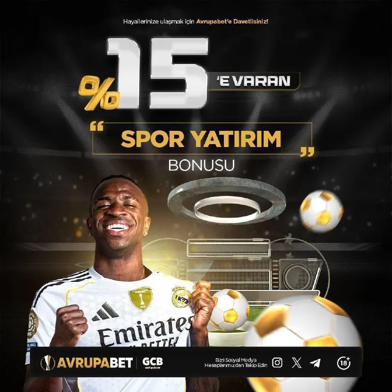 Avrupabet Telegram: 🚀 AVRUPABET'LE SPOR BAHİSLERİ HEYECANINDA BİR ADIM ÖNDESİNİZ! 🤩 %15'e Varan…