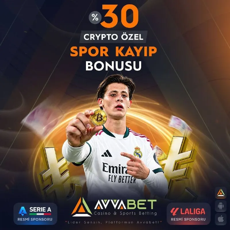 Avvabet Telegram: ⚽⚽️AVVABET | %30 CRYPTO ÖZEL SPOR KAYIP BONUSU 🔥 AvvaBet’te kripto…