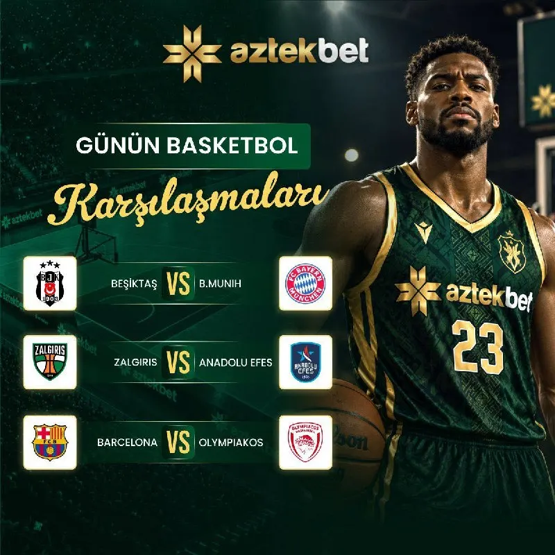 Aztekbet Telegram: 🏀 EUROLEAGUE HEYECANI DEVAM EDİYOR! 🔥 Avrupa parkelerinde tempo düşmüyor, günün…