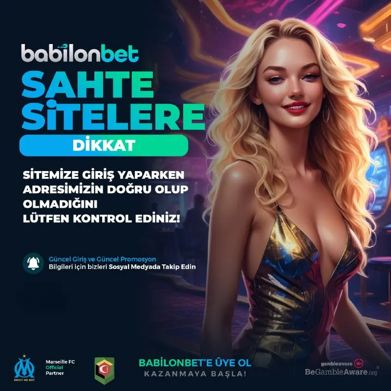 Babilonbet Telegram: 🚨DİKKAT! SAHTE SİTELER ÇOĞALIYOR! GİRİŞ YAPARKEN ADRESİ MUTLAKA KONTROL ET🔓…