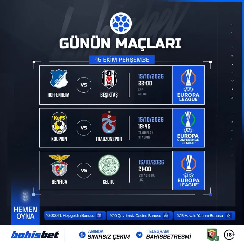 Bahisbet Telegram: 🎁🎁🎁🎁🎁🎁 💙💙🩵🩵🩵💙💙💙 ⚽️ BUGÜNÜN FAVORİ MAÇLARI BAHİSBET'TE!⚽️ 💙 Bahisbet dünyanın…