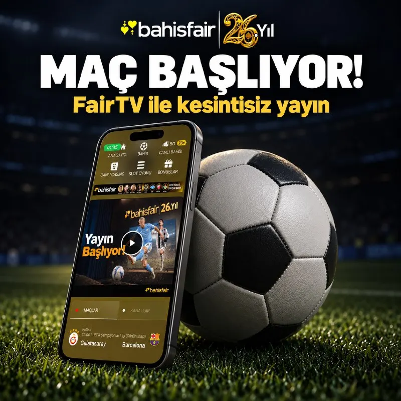 Bahisfair Telegram: ⚡️ MAÇ BAŞLIYOR! KESİNTİSİZ YAYIN BURADA! Temsilcimize Karşılaşmada Başarılar…