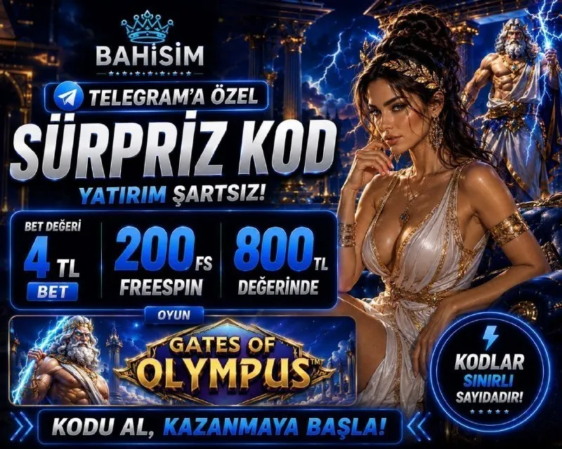 Bahisim Telegram: 👍 Bonus Geçerli Oyun: Gates Of Olympus ✈️Freespin Değeri : 4₺ 🤩Freespin sayısı…