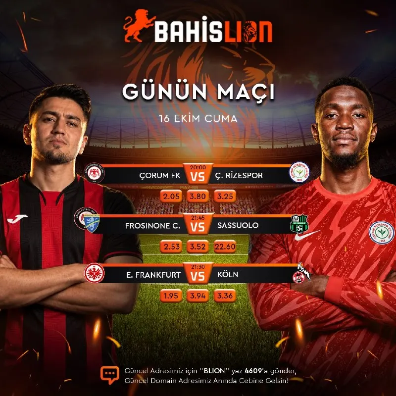 Bahislion Telegram: 🅰️🅰️🅰️🅰️🅰️🅰️🅰️🅰️🅰️🅰️🅰️ 🦁 Günün Maçlarında Heyecan Artıyor🦁 🦁 Çorum FK ⭐️ Ç…