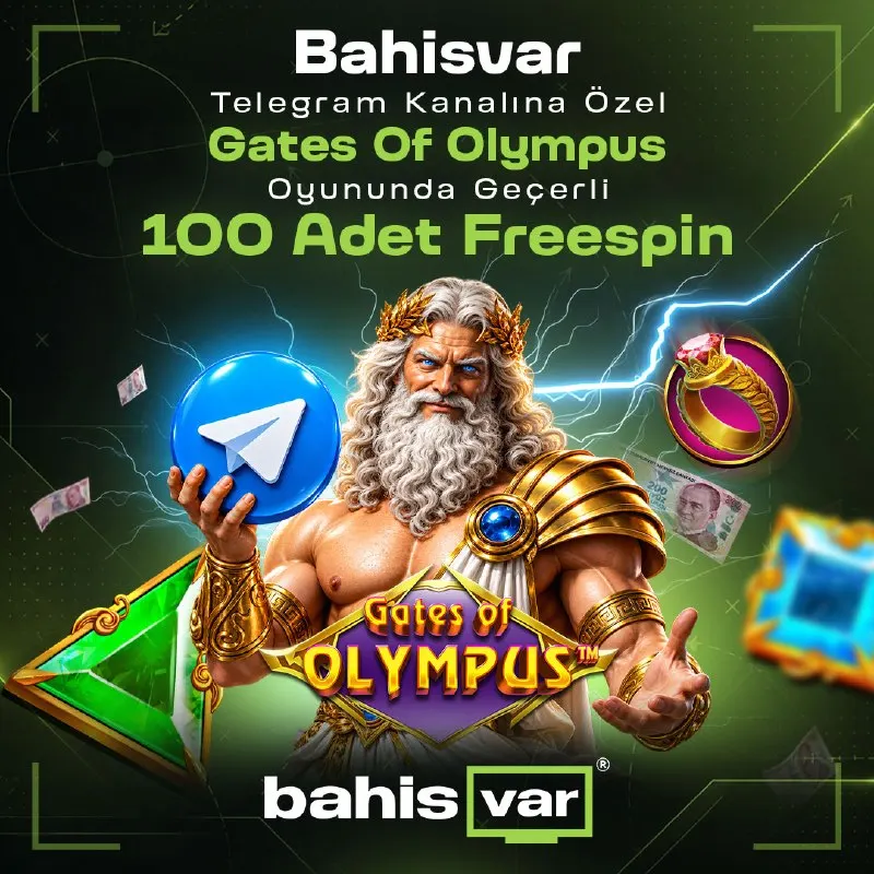 BahisVar Telegram: BAHİS🌟 TELEGRAM KANALINA ÖZEL 🔞🔞 OYUNUNDA GEÇERLİ 100 Freespin 🔞KOD…