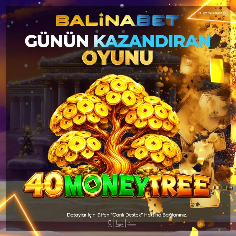 Balinabet Telegram: 👑 Balina’da Günün Kazandıran Oyunu 💸40 MONEY TREE💸 🐳 Hemen BalinaBet Üyesi Ol…