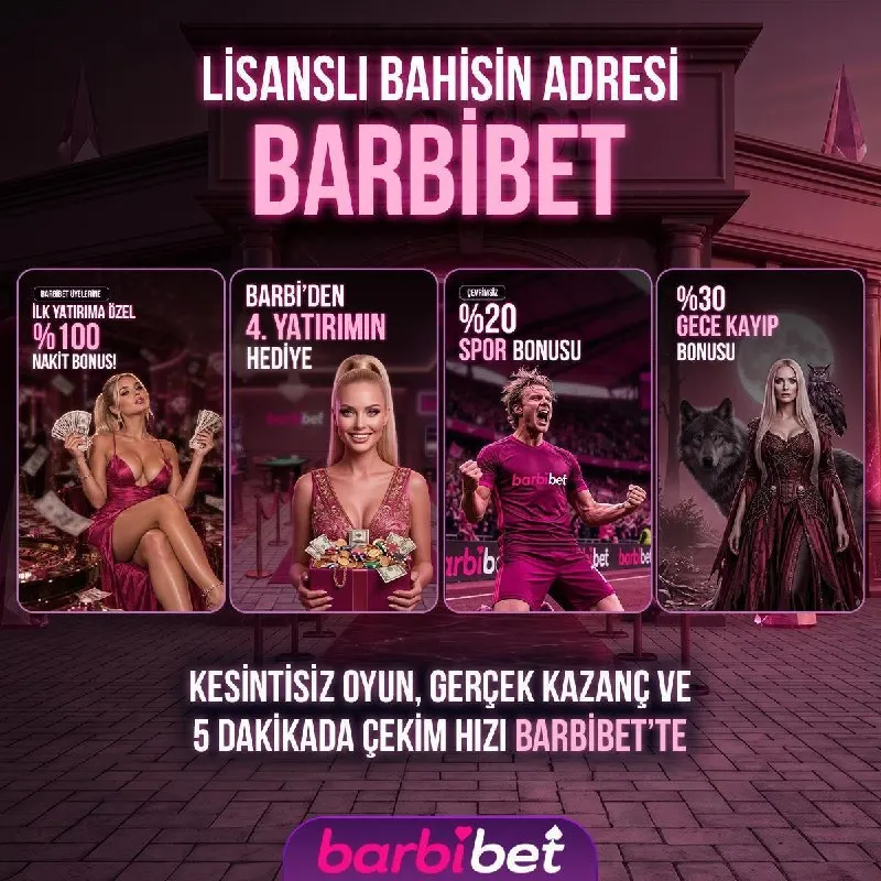 Barbibet Telegram: ❤️ LİSANSLI BAHSİN ADRESİ #BARBİBET'TE KAZANDIRAN BONUSLAR; 🎁 İLK YATIRIMA…