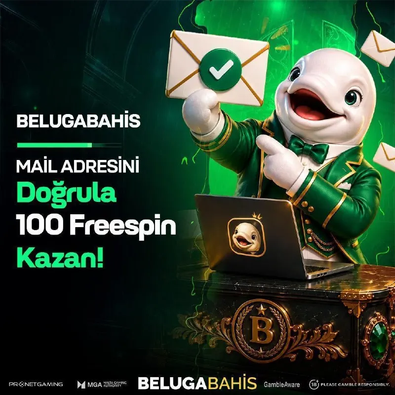 Belugabahis Telegram: 📩 Mail Adresini Doğrula 100 Freespin Kazan! 🎰 Hem hesabını güvenceye al hem de…