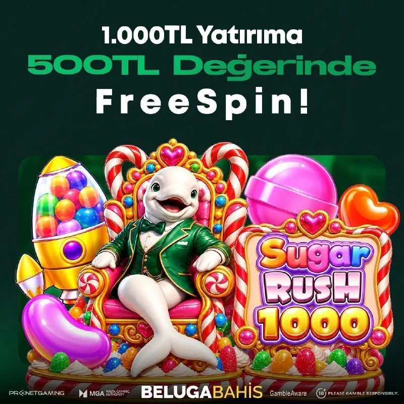 Belugabahis Telegram: 🎁 Sugar Rush 1000 ’de Tatlı Bir Başlangıç! 🍭 1.000 ₺ yatırım yap, 500 ₺…