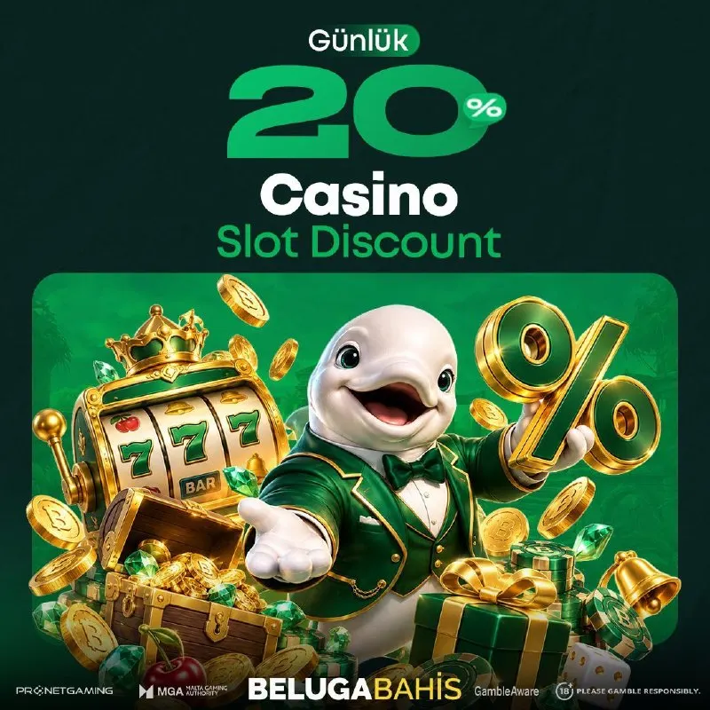 Belugabahis Telegram: 🤑 Her Oyun Yeni Bir Fırsat! 💸 %20 Günlük Discount Bonusu ile şansını yeniden…
