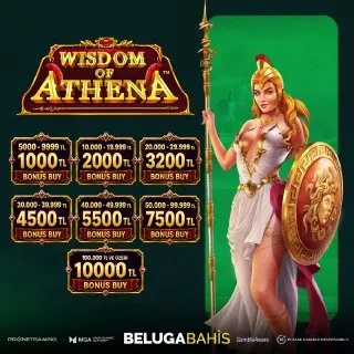 Belugabahis Telegram: 🎁 BELUGA BONUS BUY FEST! 🎁 ⏰ 23.59’a kadar geçerlidir! 🔞 Wisdom of Athena…