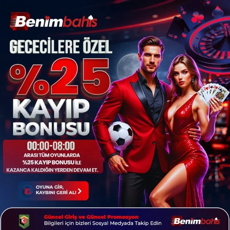 BenimBahis Telegram: 🟠GECE BONUSU AKTİF! ⏰00:00 – 08:00 ARASI GEÇERLİ! 💸%25 KAYIP DESTEĞİ SENİ…