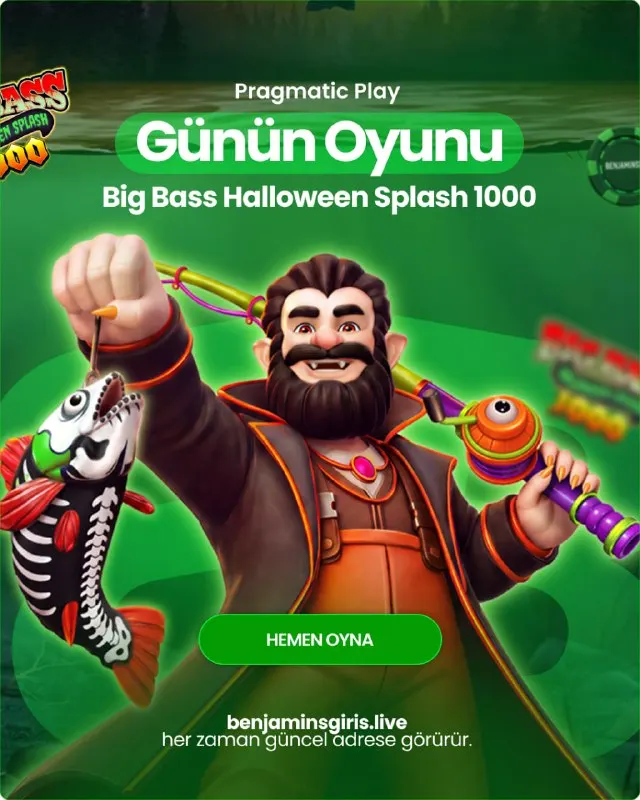Benjaminsbet Telegram: 🆕 YENİ OYUN 🎃 Günün Oyunu: Big Bass Halloween Splash 1000 Sağlayıcı: Pragmatic…