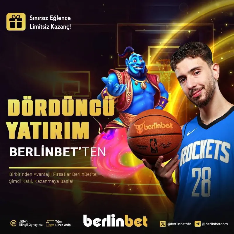 Berlinbet Telegram: 🎁 4.YATIRIMIN BERLİNBET'TEN ! ⭐️ Gün içerisinde toplam 9.000₺’ye kadar olan ilk…