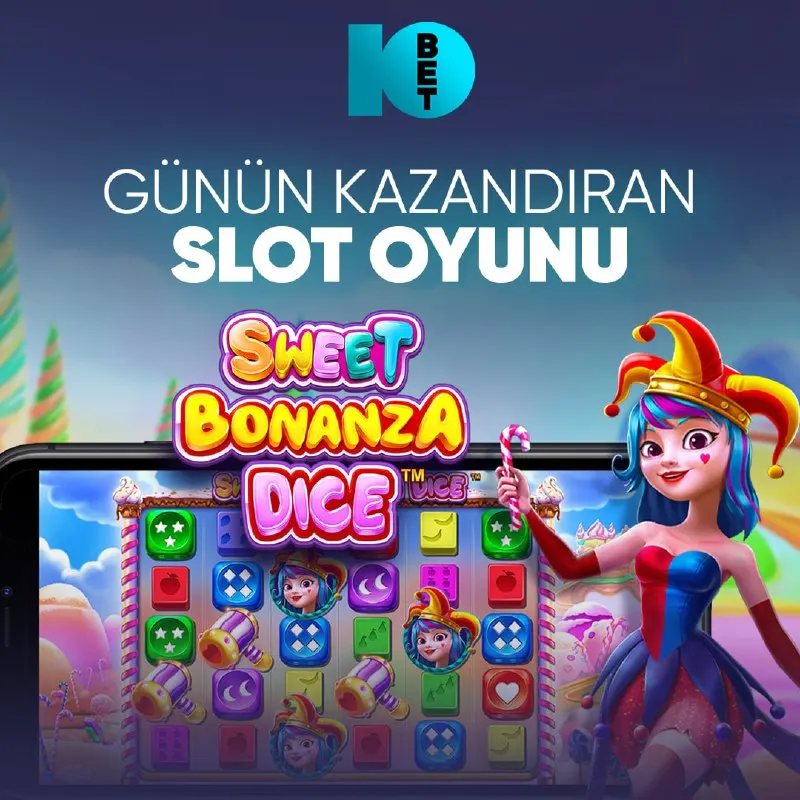 Bet10bet Telegram: Bet10Bet'te Günün Şanslı Oyunu 🍭SWEET BONANZA DİCE 🍭 📲Güncel giriş için…