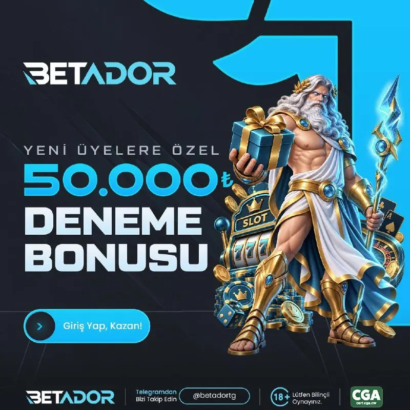 Betador Telegram: ⚡ BETADOR’DA YENİ ÜYELERE ÖZEL FIRSAT! 🔥 500₺ DEĞERİNDE 100 FREESPIN 🎰 Gates Of…