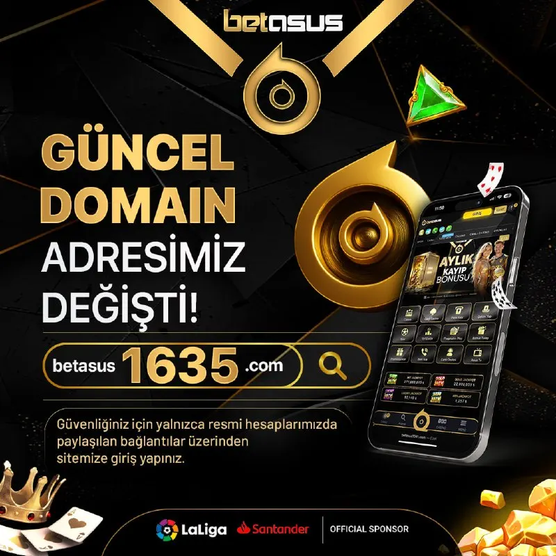 Betasus Telegram: 🔑 Yeni Adresimiz https://www.betasus1635.com/tr/ Olmuştur 🚨 Sahte sitelere…
