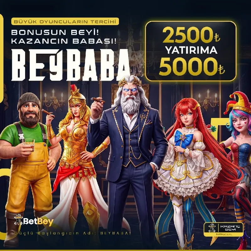 Betbey Telegram: 🚨 BEYBABA BONUSU 🚨 💰 2500₺ YATIR 🔥 7500₺ İLE BAŞLA 🎯 50.000₺ YAP → 15.000₺ ÇEK!…