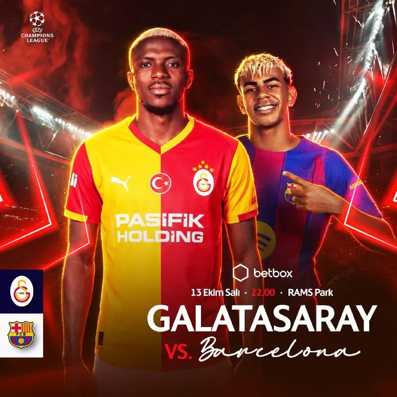 Betbox Telegram: 🏆 UEFA Şampiyonlar Ligi'nde nefesler tutuldu! ⚽️ Galatasaray evinde dev rakibi…