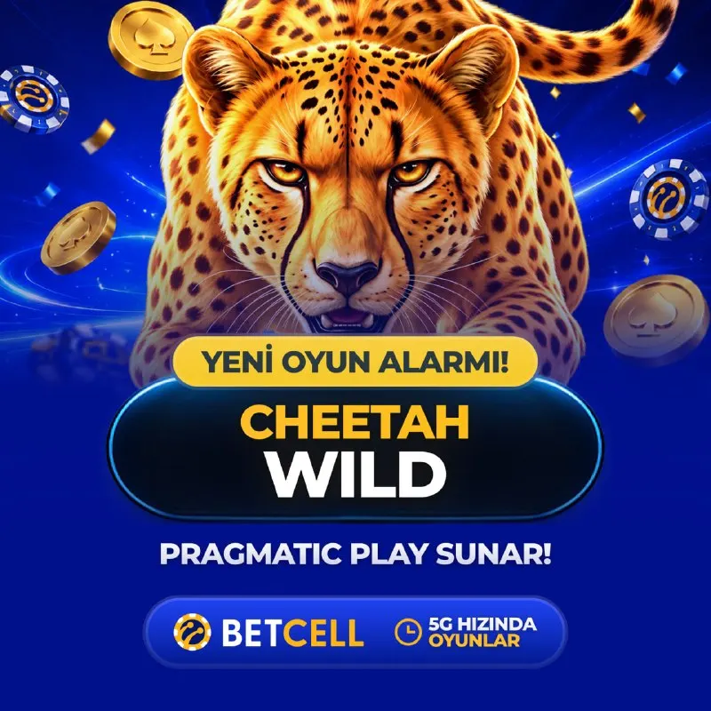 Betcell Telegram: Pragmatic Play’den Yeni Oyun 🐆 🟩 Cheetah Wild Safari atmosferi Vahşi yaşam…