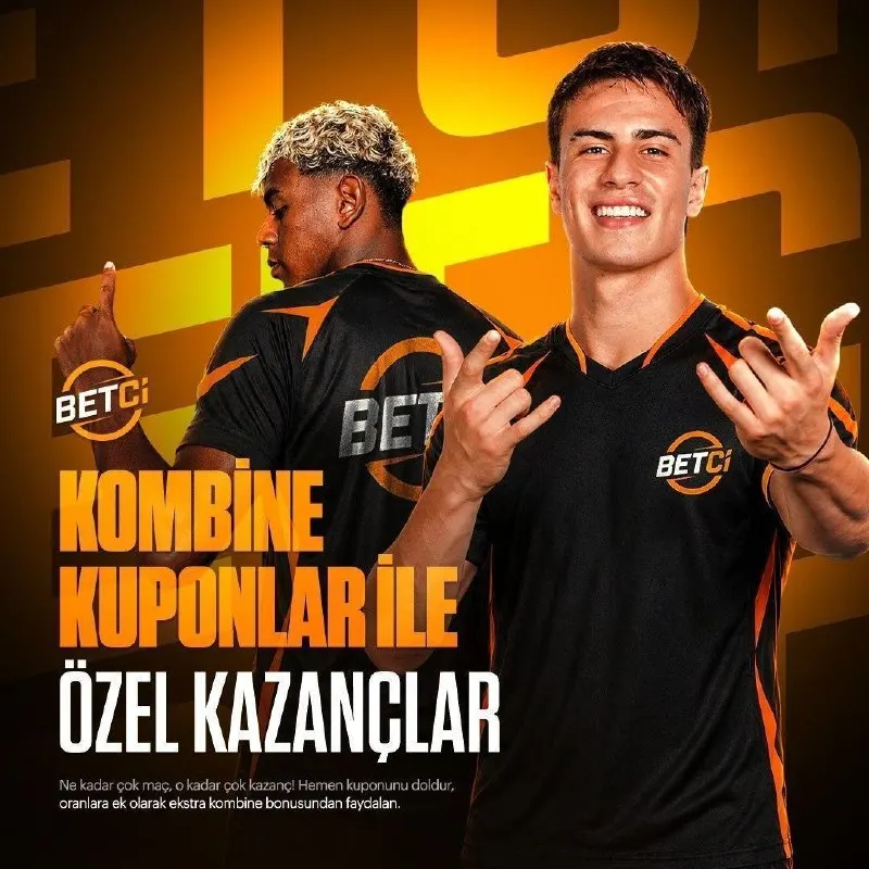 Betçi Telegram: 🔥 Kombine kuponlarınıza özel ekstra oranlarla spor heyecanını bir adım ileriye…